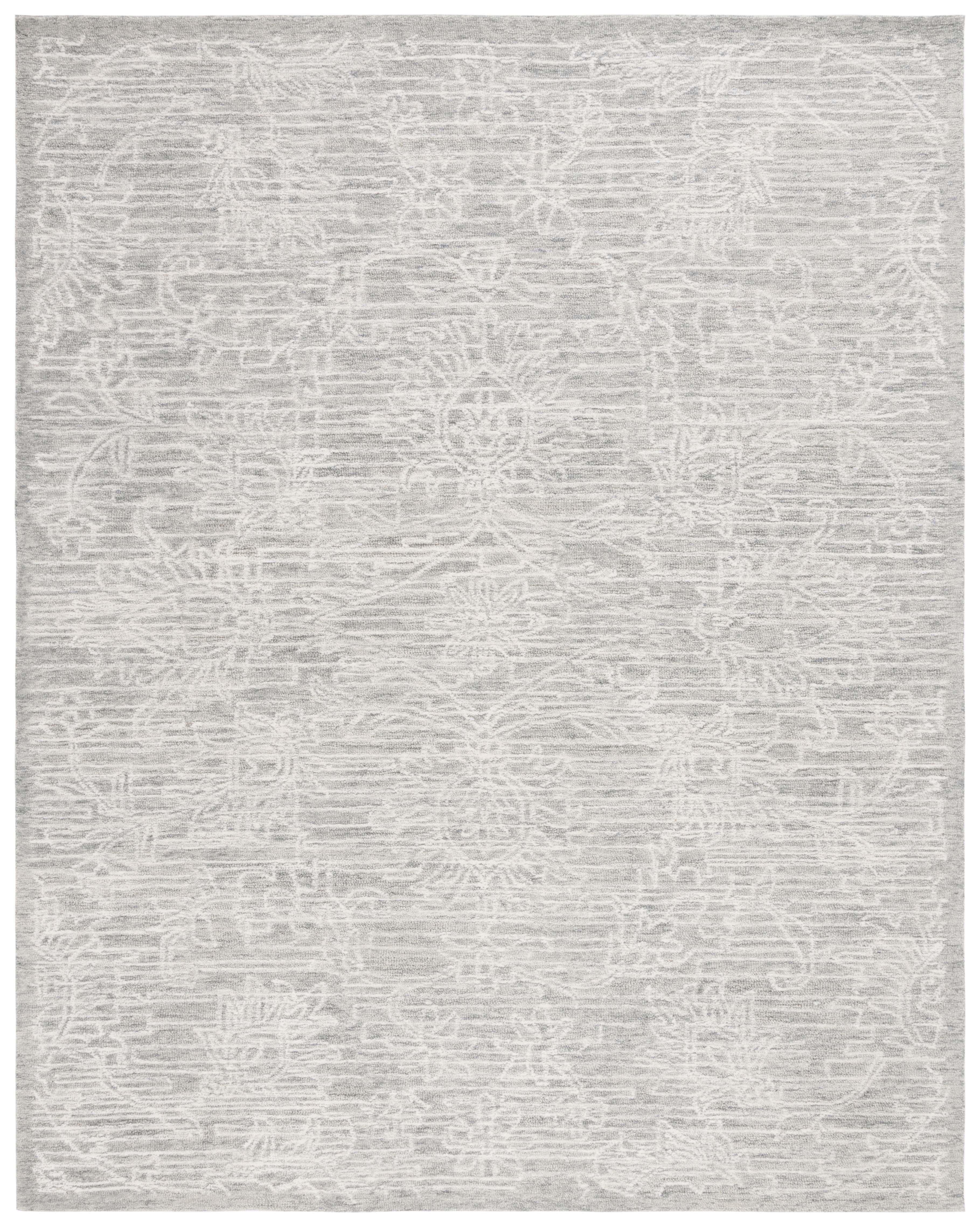 Bungalow Rose Roslyn Hand Tufted 80% Wool And 20% Cotton Floral Rug
