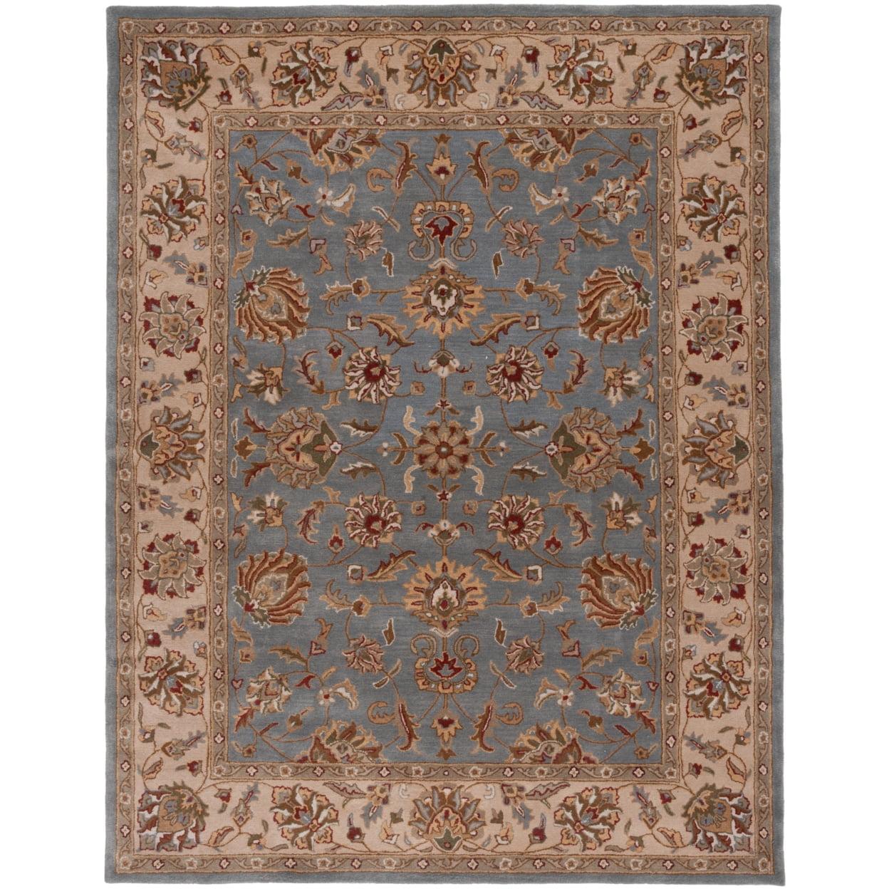 Royalty ROY343 Hand Tufted Area Rug - Blue/Beige - 6'x9' - Safavieh.
