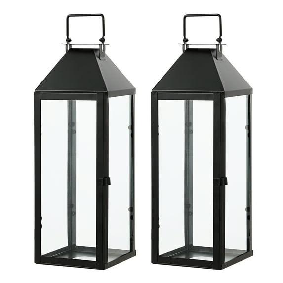 Safavieh Ruane 17.5'' No Power Source Required / Manual Outdoor Lantern (Set of 2)