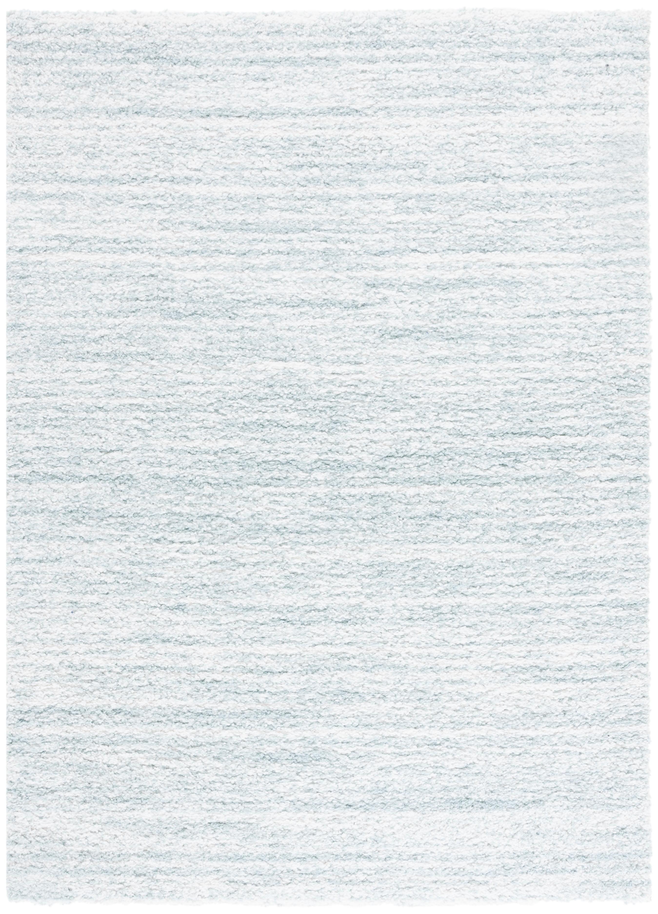 Hampton HTN231 Power Loomed Indoor/Outdoor Area Rug - Aqua/Ivory - 8'x10' - Safavieh.