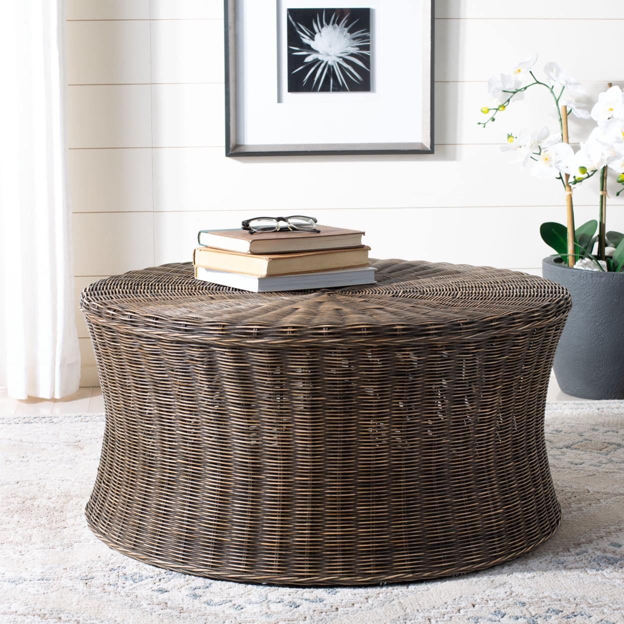 Ruxton Coffee Table - Dark Brown - Safavieh