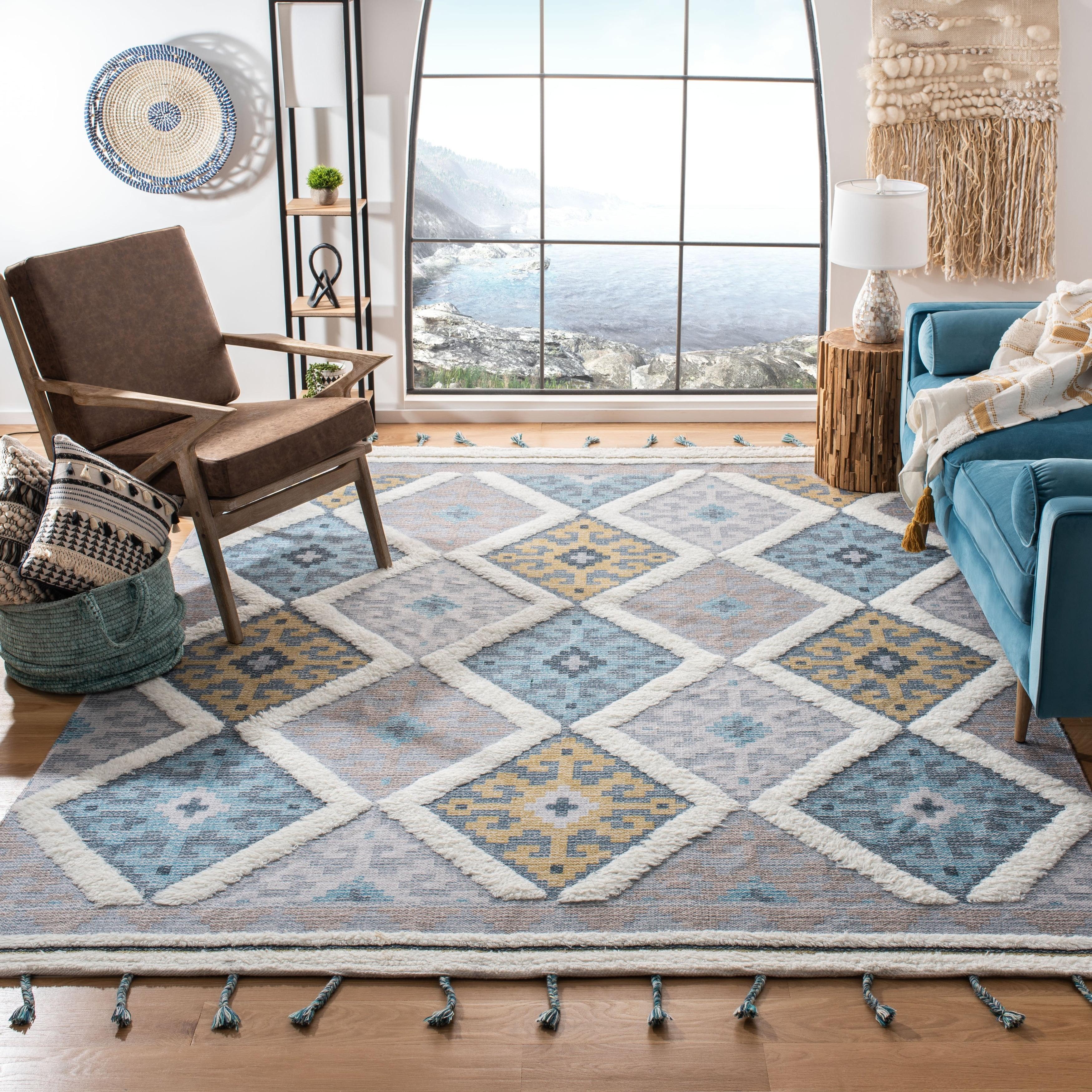 Saffron SFN104 Hand Loomed Area Rug  - Safavieh