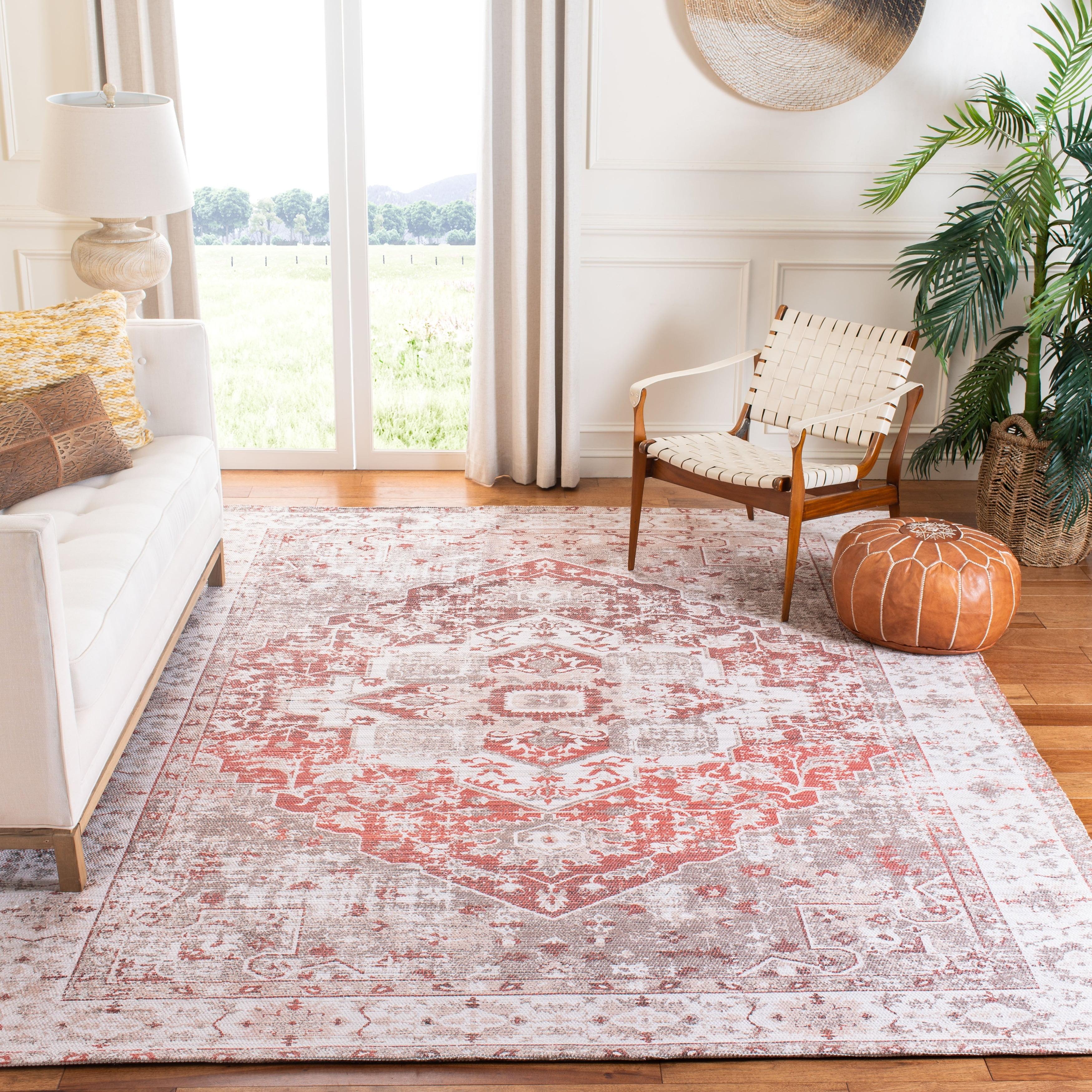 Saffron SFN389 Hand Loomed Area Rug  - Safavieh