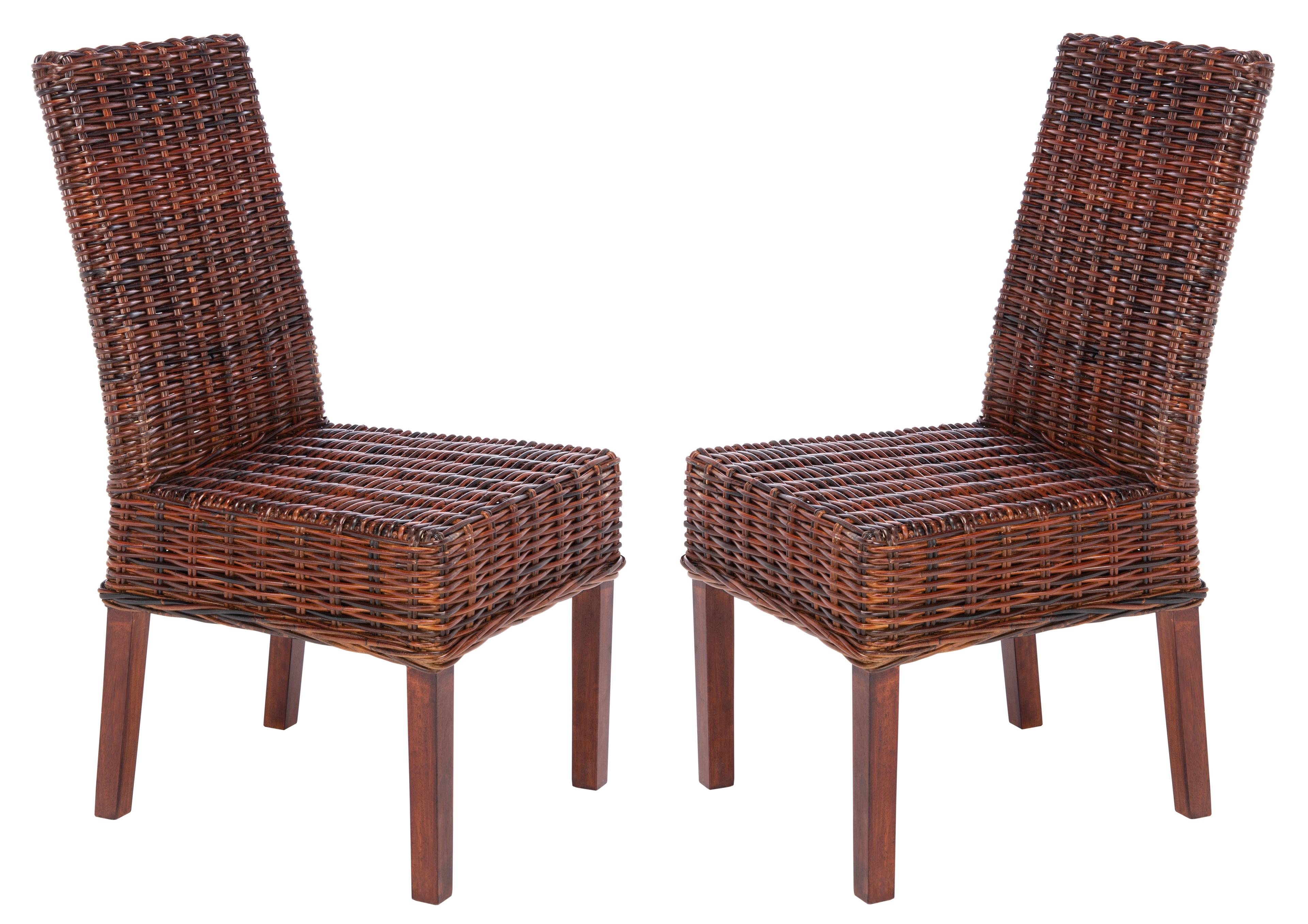 Sanibel 18"H Rattan Side Chair (Set of 2)  - Safavieh