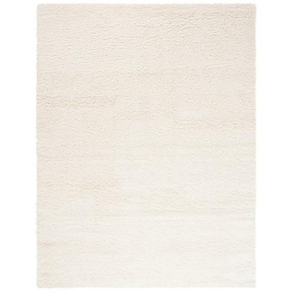 Santa Monica Shag SGN725 Power Loomed Indoor Area Rug - Ivory - 9'x12' - Safavieh