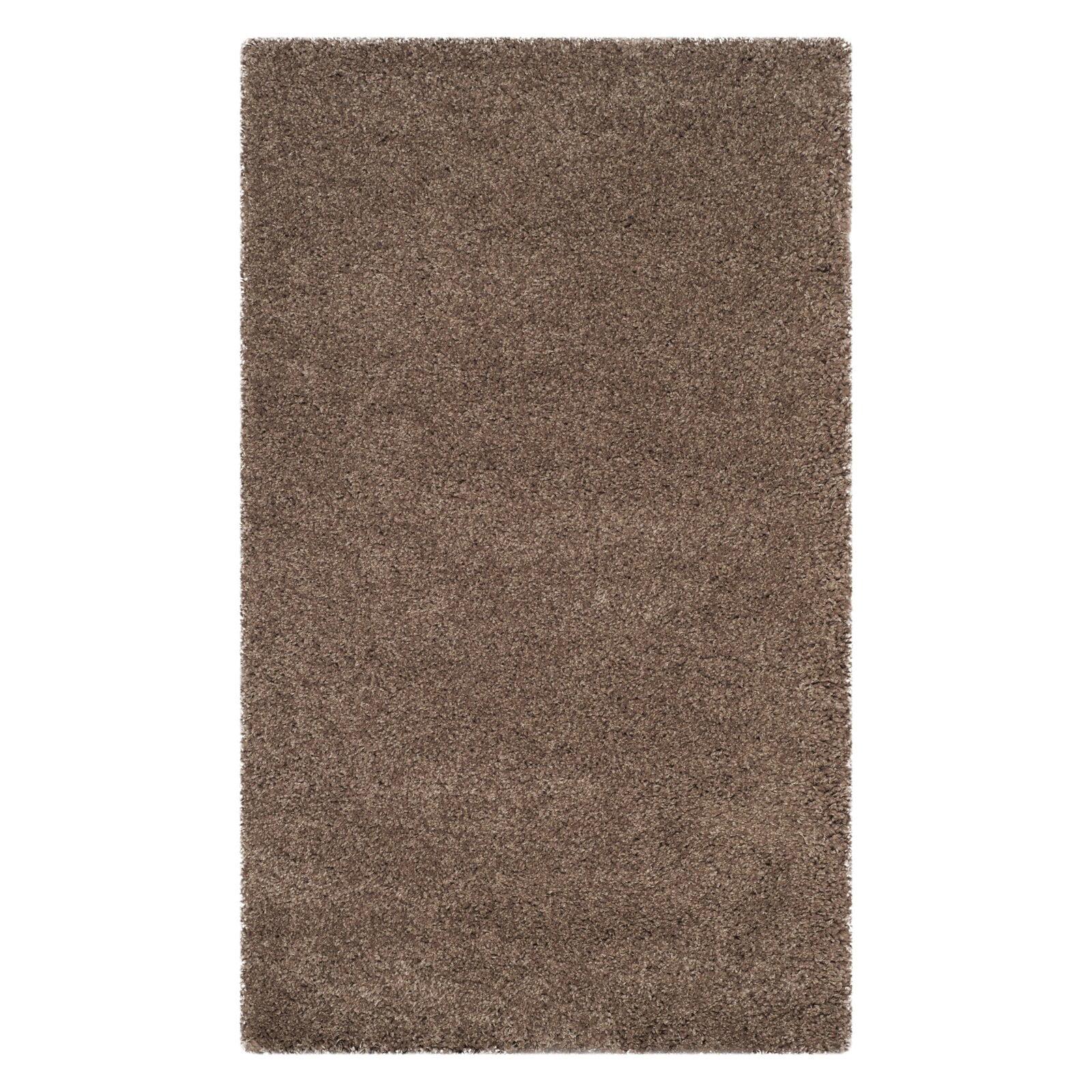 Santa Monica Chelsey Taupe Solid Shag 9'6" x 13' Area Rug