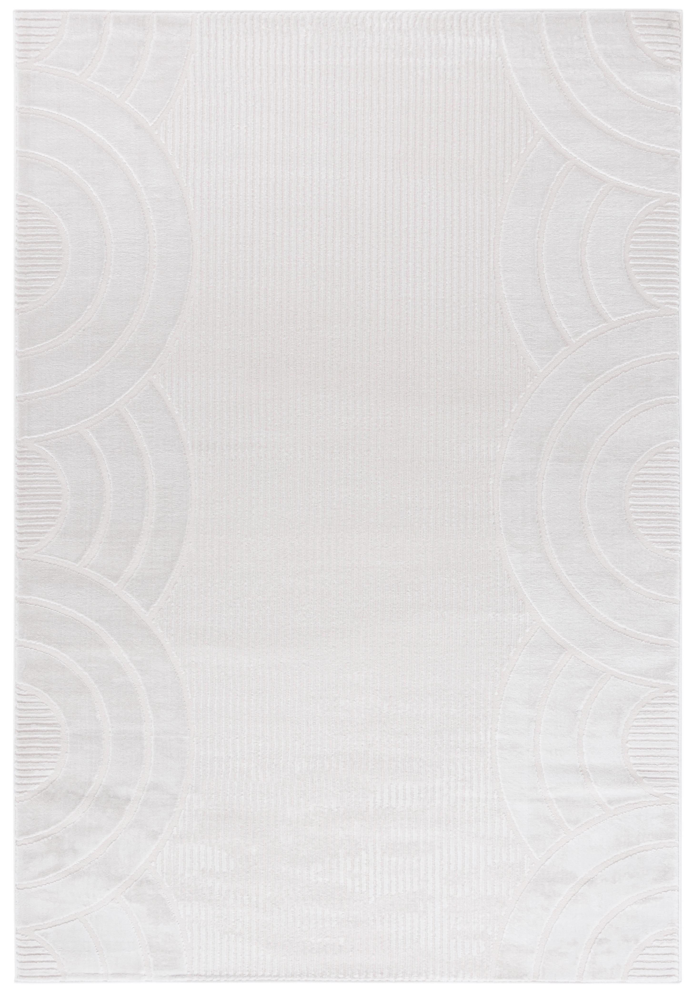 Saylor 100 SAY112 Power Loomed Indoor Area Rug - Ivory - 5'-5"x7'-7" - Safavieh