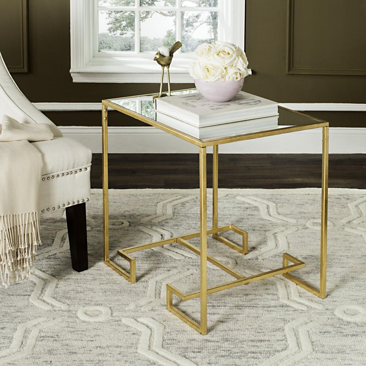 Seamus Accent Table - Gold/Mirror - Safavieh.