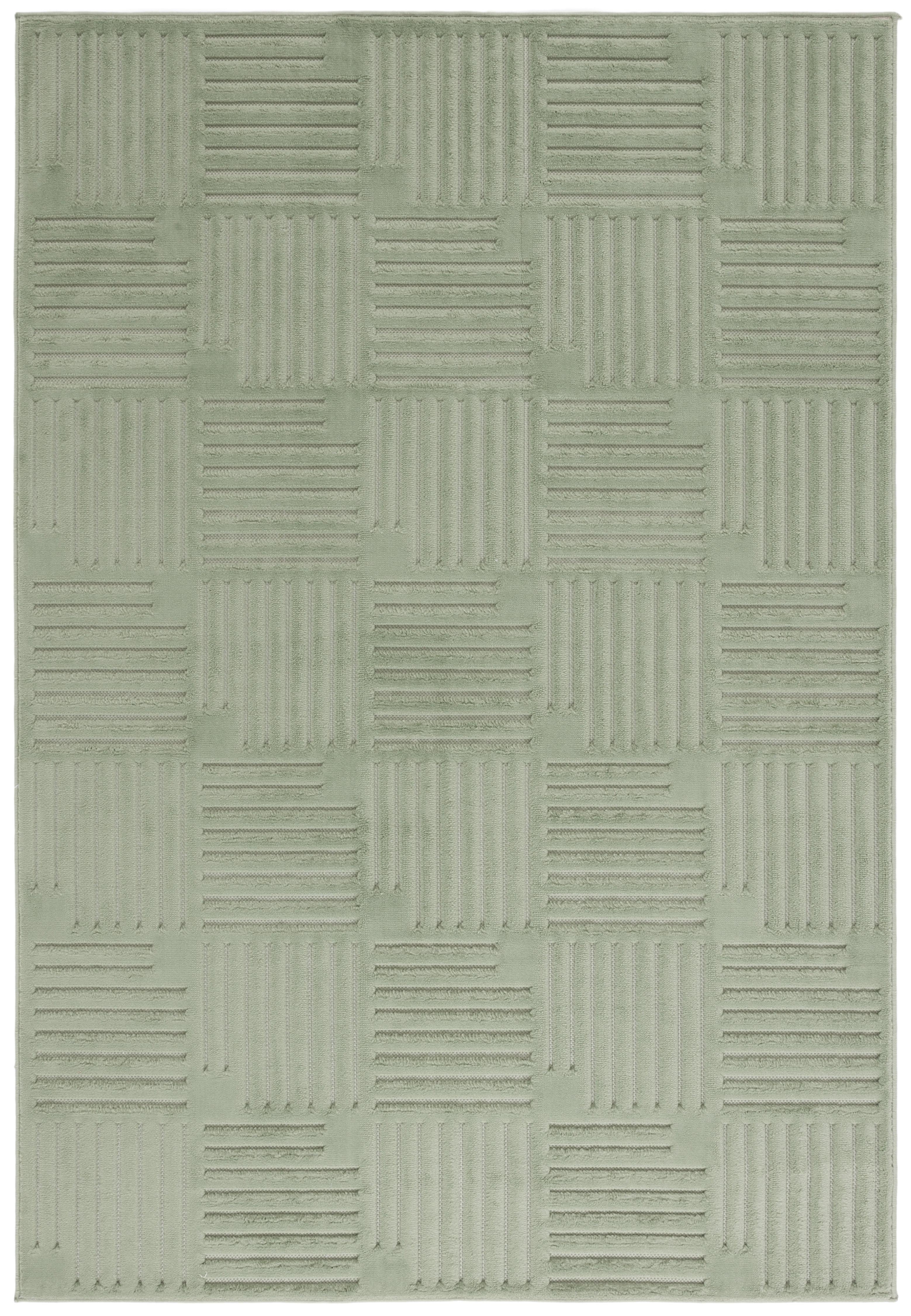 Selena SLE678 Power Loomed Indoor Area Rug - Green - 4'x6' - Safavieh