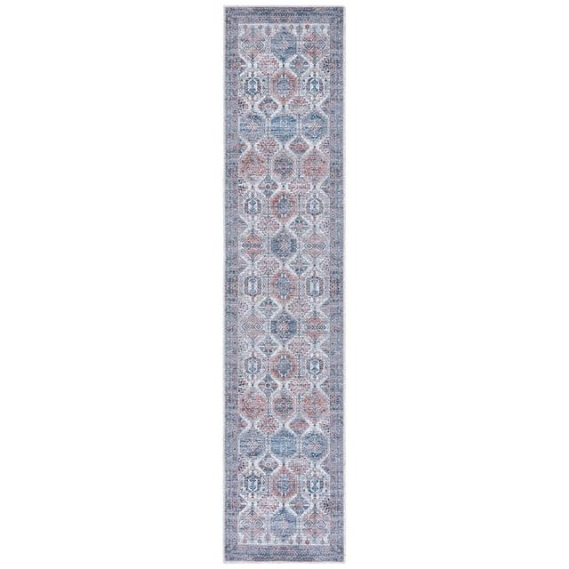 Serapi SEP520 Power Loomed Machine Washable Runner Rug - Ivory/Rust - 2'x9' - Safavieh.