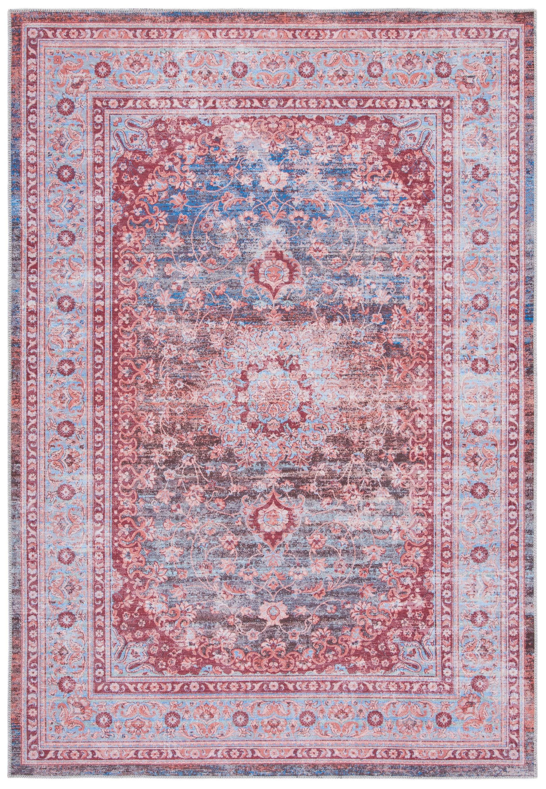 SAFAVIEH Serapi Collection SEP550K Light Blue / Red Rug