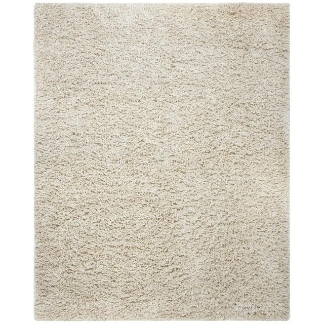 Sheep Shag SSG212 Hand Woven Area Rug - Ivory - 8'x10' - Safavieh.