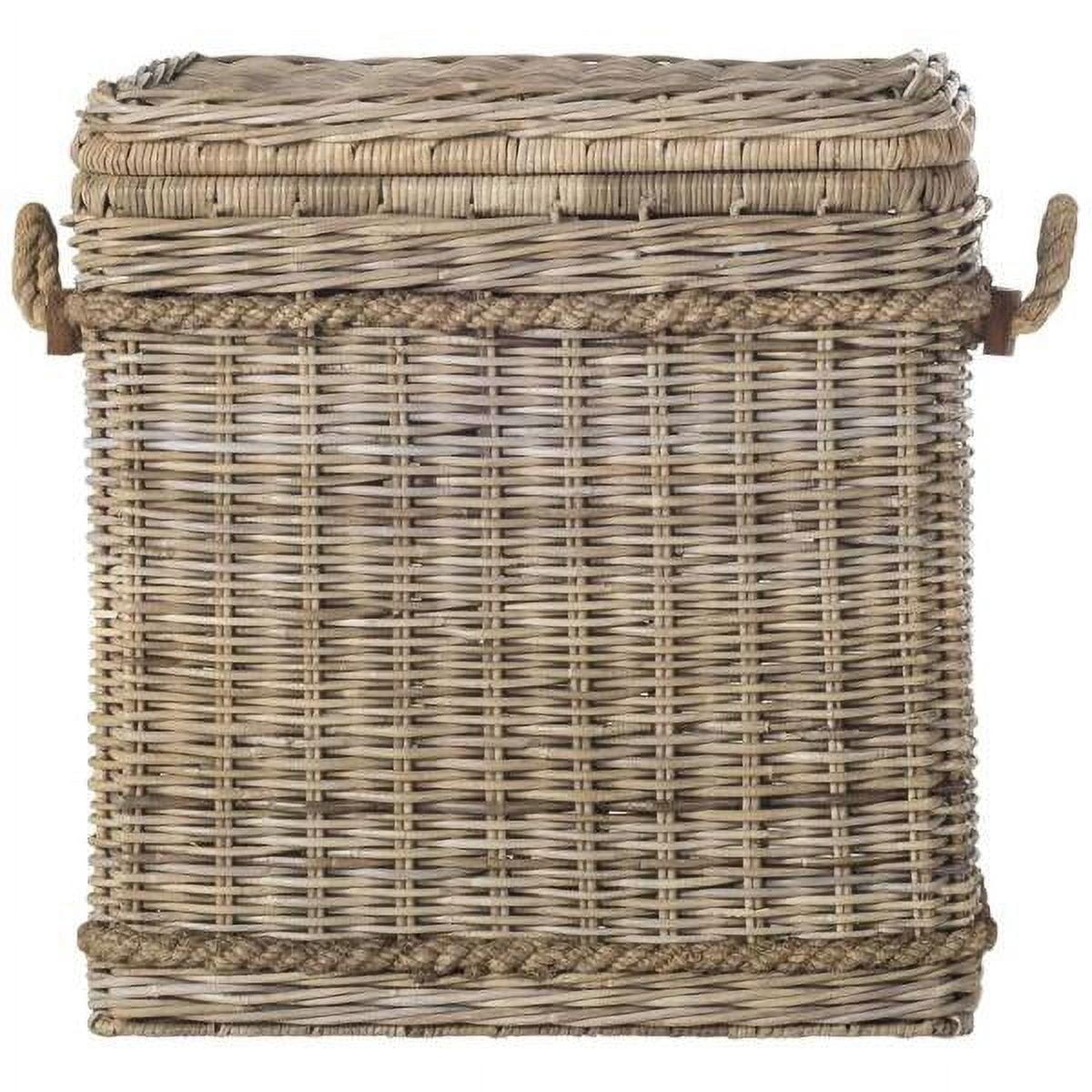 Sidonie Wicker Hamper - Brown - Safavieh