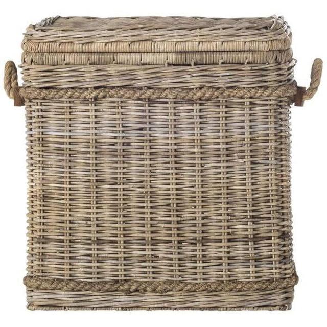 Sidonie Wicker Hamper - Brown - Safavieh