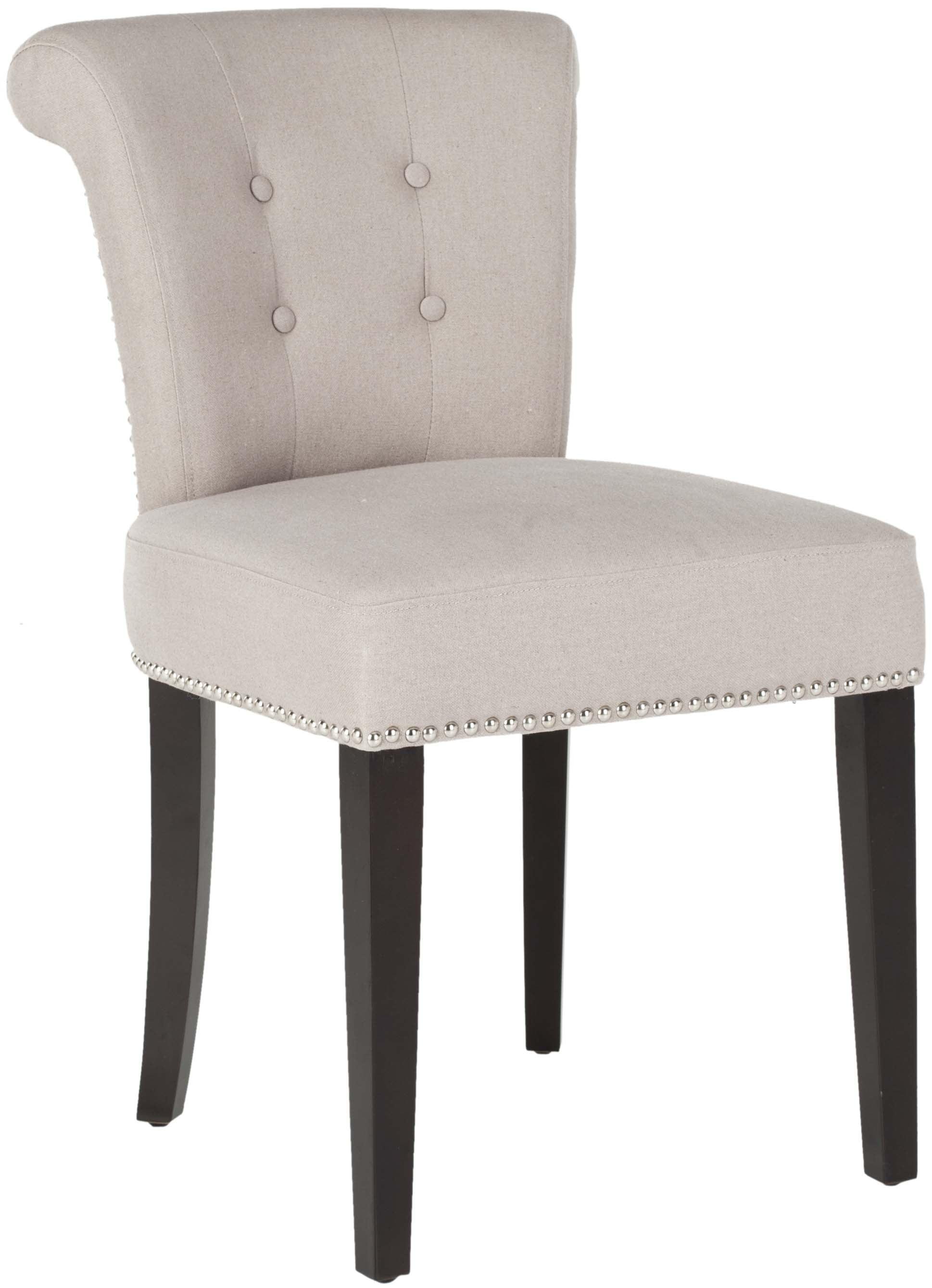 Sinclair 21''H Ring Chair (Set of 2) with Silver Nail Heads  - Safavieh