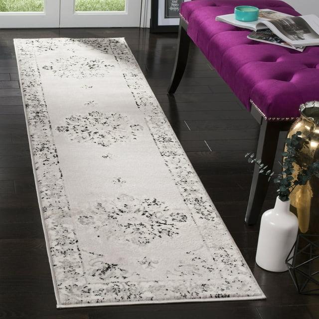 Skyler SKY169 Power Loomed Indoor Runner Rug - Grey/Ivory - 2'x10' - Safavieh