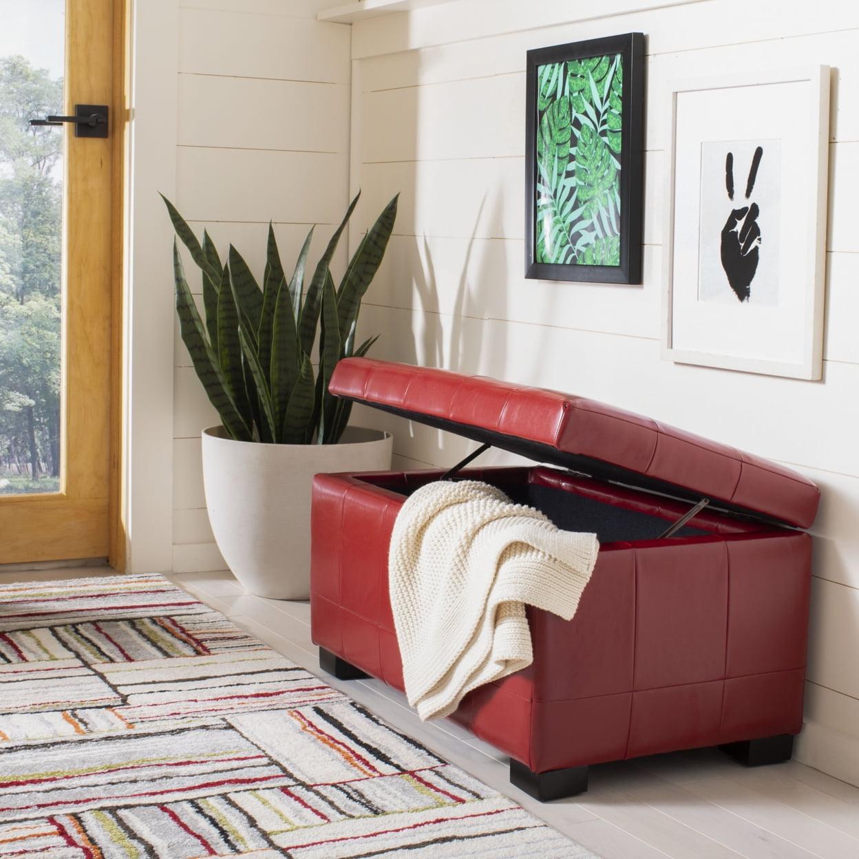 Small Manhattan Storage Bench  - Safavieh