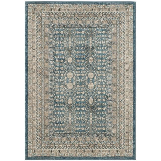 Sofia SOF376 Power Loomed Indoor Area Rug - Blue/Beige - 4'x5'7" - Safavieh.