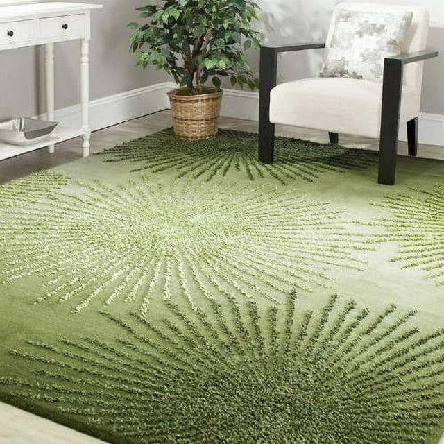 Soho SOH712 Hand Tufted Area Rug - Green/Multi - 8'3"x11' - Safavieh.