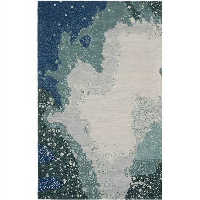 Soho SOH706 Hand Tufted Indoor Area Rug - Blue/Multi - 7'6"x9'6" - Safavieh