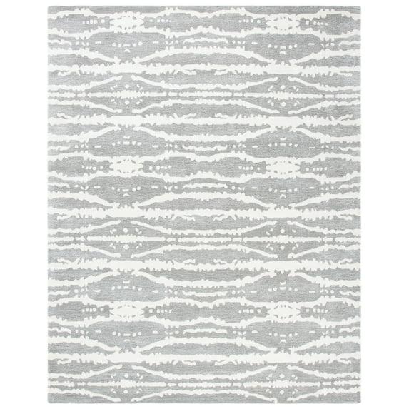 Soho SOH656 Hand Tufted Runner Rug - Grey/Ivory - 2'6"x8' - Safavieh.