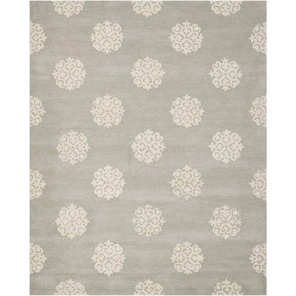 Soho SOH724 Hand Tufted Indoor Area Rug - Grey/Ivory - 6'x9' - Safavieh