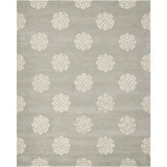 Soho SOH724 Hand Tufted Indoor Area Rug - Grey/Ivory - 6'x9' - Safavieh