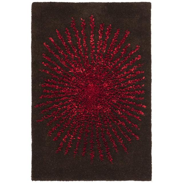 Soho SOH712 Hand Tufted Indoor Accent Rug - Brown/Multi - 2'x3' - Safavieh.
