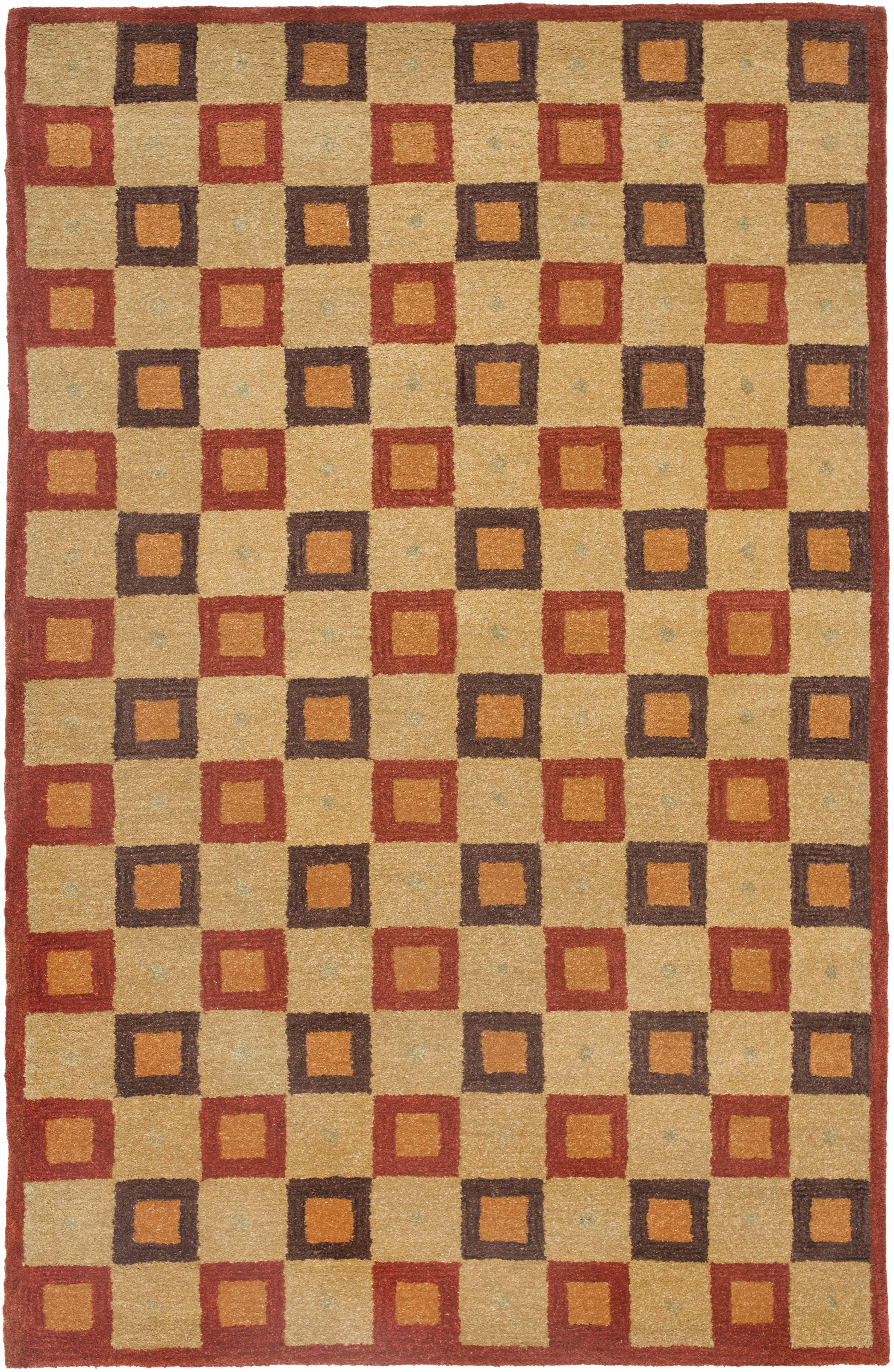 Soho Hand Tufted Wool Pile Geometric Rug