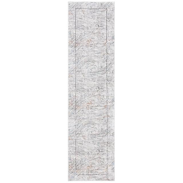 Sonoma SON355 Power Loomed Indoor Runner Rug - Ivory/Grey - 2'2"x9' - Safavieh