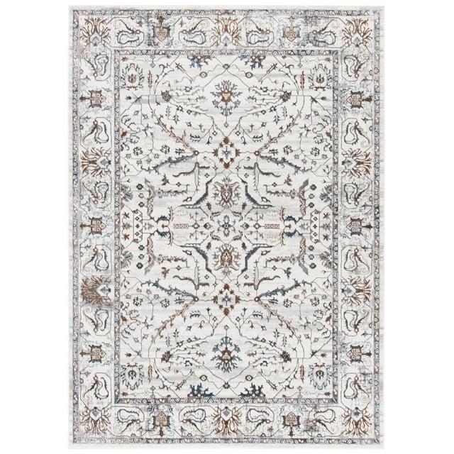 Isabella ISA936 Power Loomed Area Rug - Light Grey/Grey - 8'x10' - Safavieh
