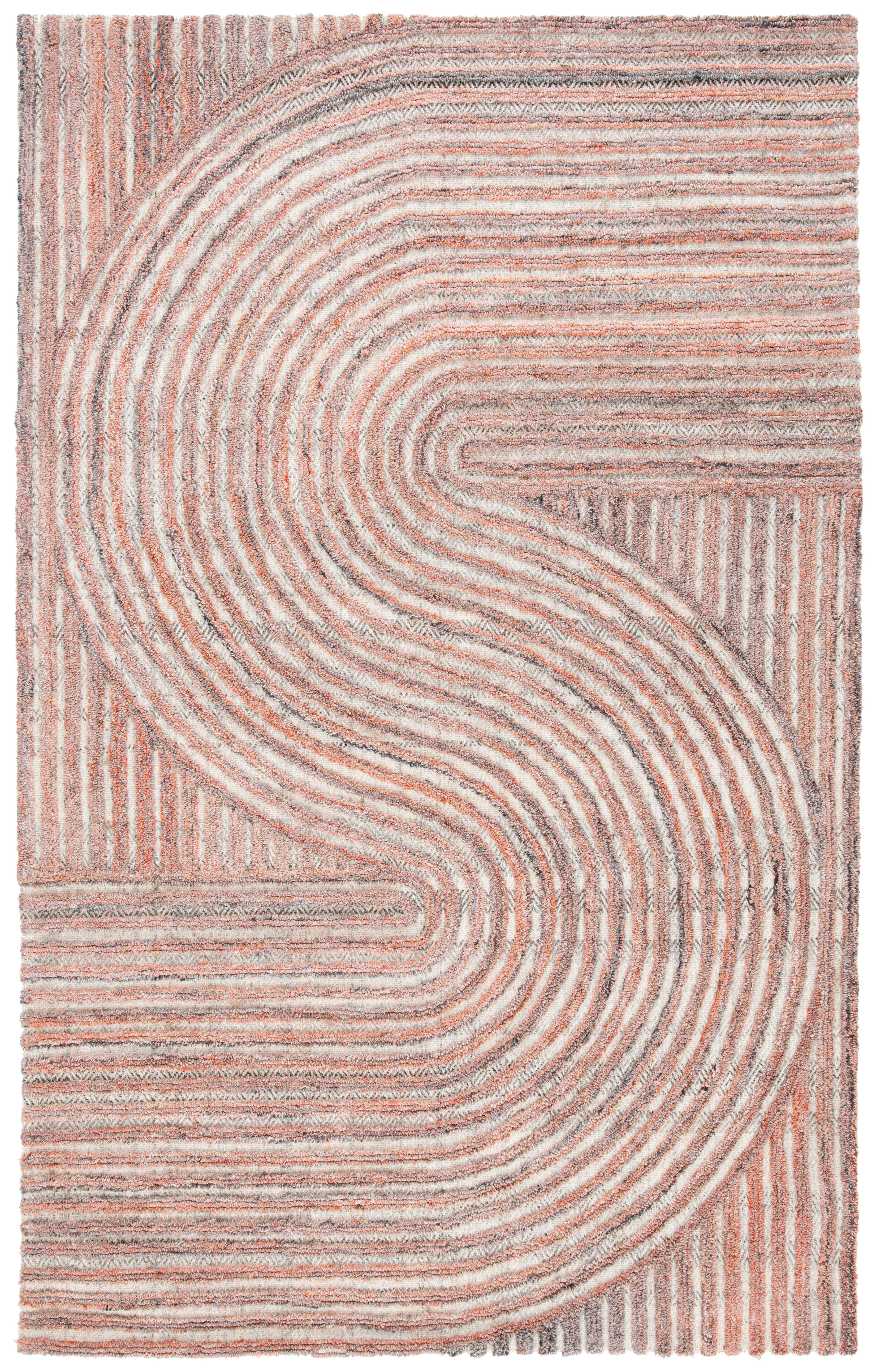Southampton SHA301 Hand Tufted Indoor Area Rug - Rust - 5'x8'- Safavieh