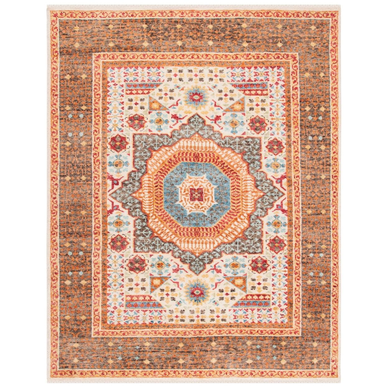 Sparta Shag SPG513 Power Loomed Indoor Area Rug - Ivory/Beige - 5'1"x7'6" - Safavieh.