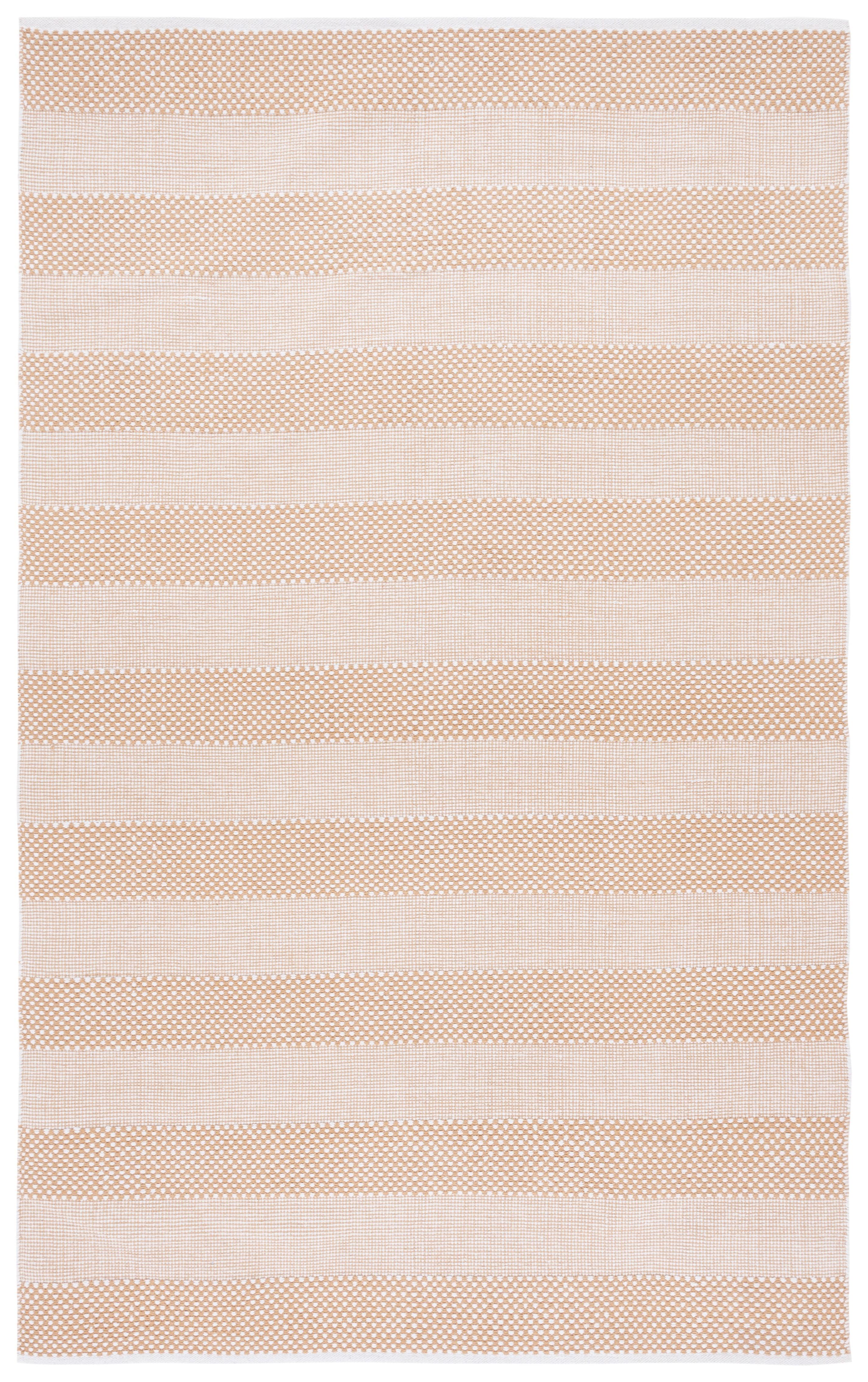 Striped Kilim STK802 Hand Woven Area Rug - Ivory/Gold - 4'x6' - Safavieh.