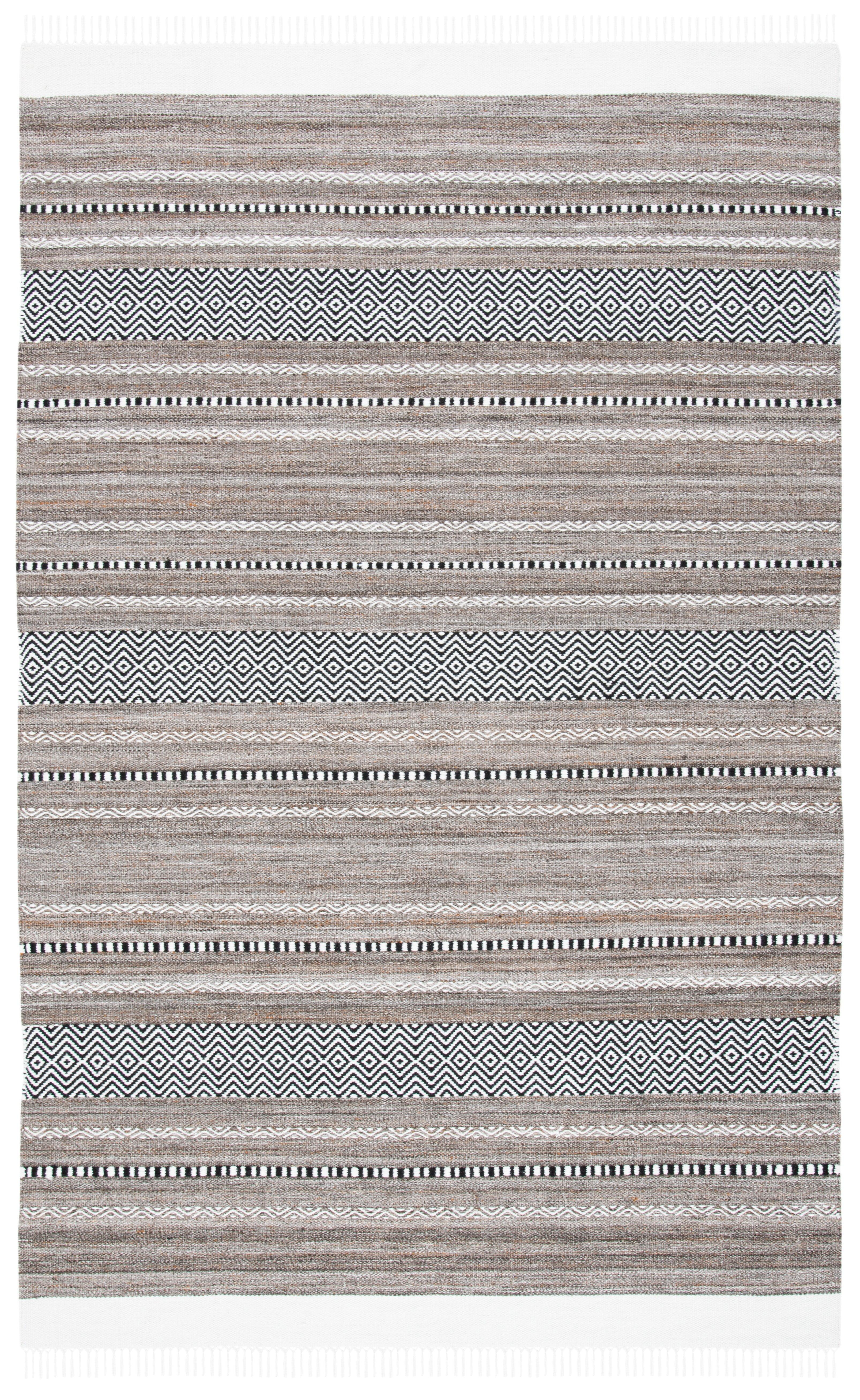 Striped Kilim STK101 Hand Woven Area Rug  - Safavieh