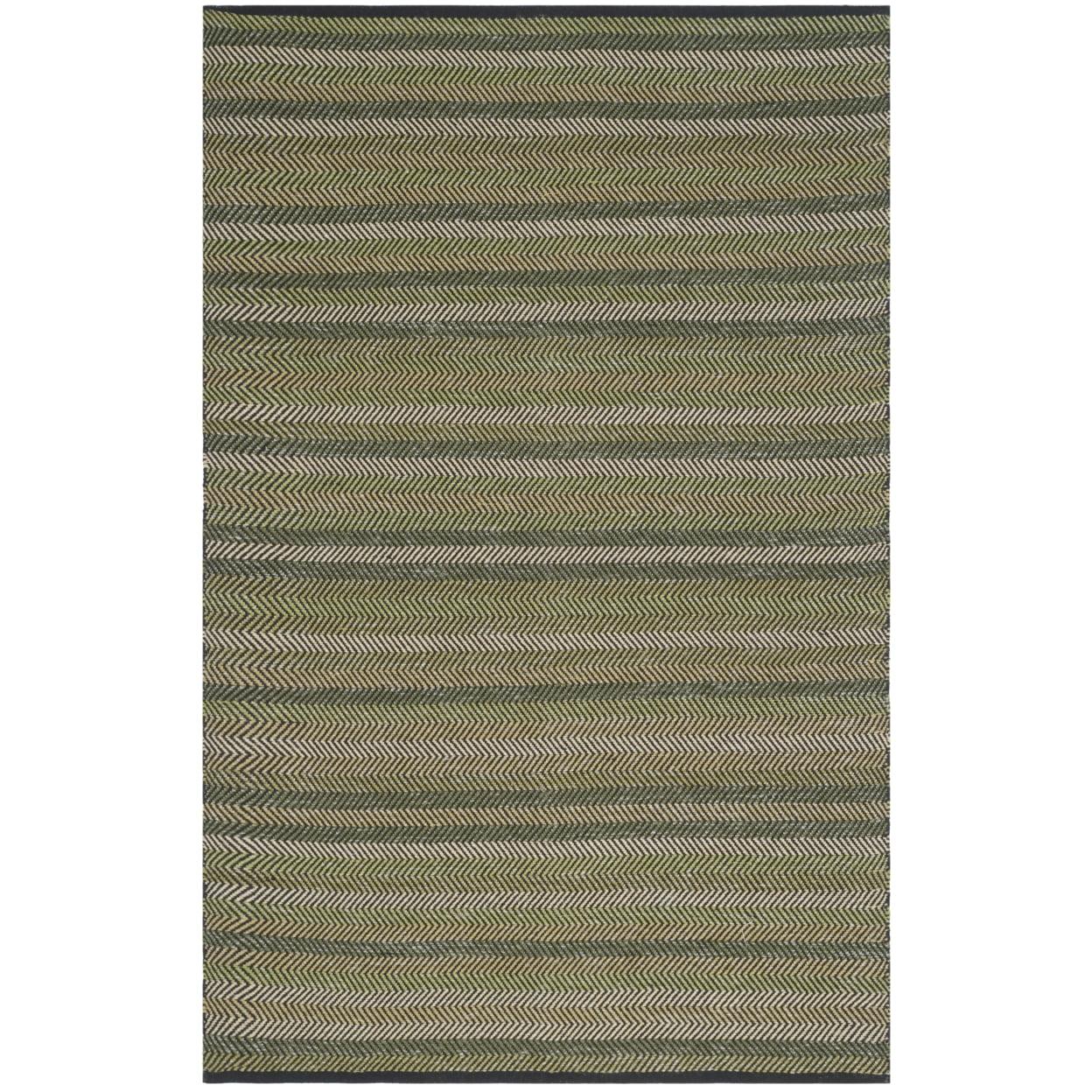 Striped Kilim STK421 Hand Woven Area Rug  - Safavieh