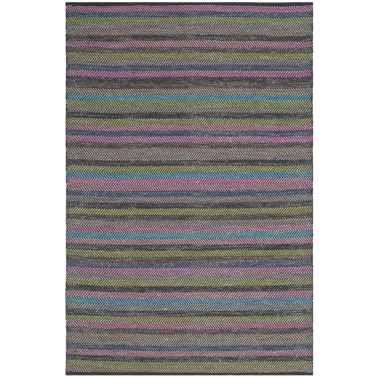 Striped Kilim STK421 Hand Woven Area Rug  - Safavieh