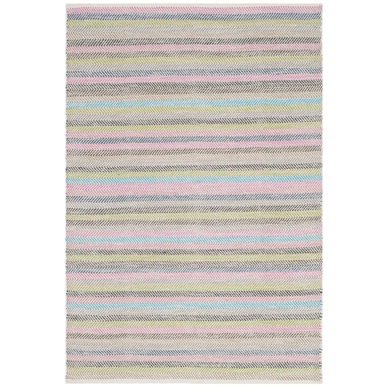 Striped Kilim STK421 Hand Woven Area Rug  - Safavieh