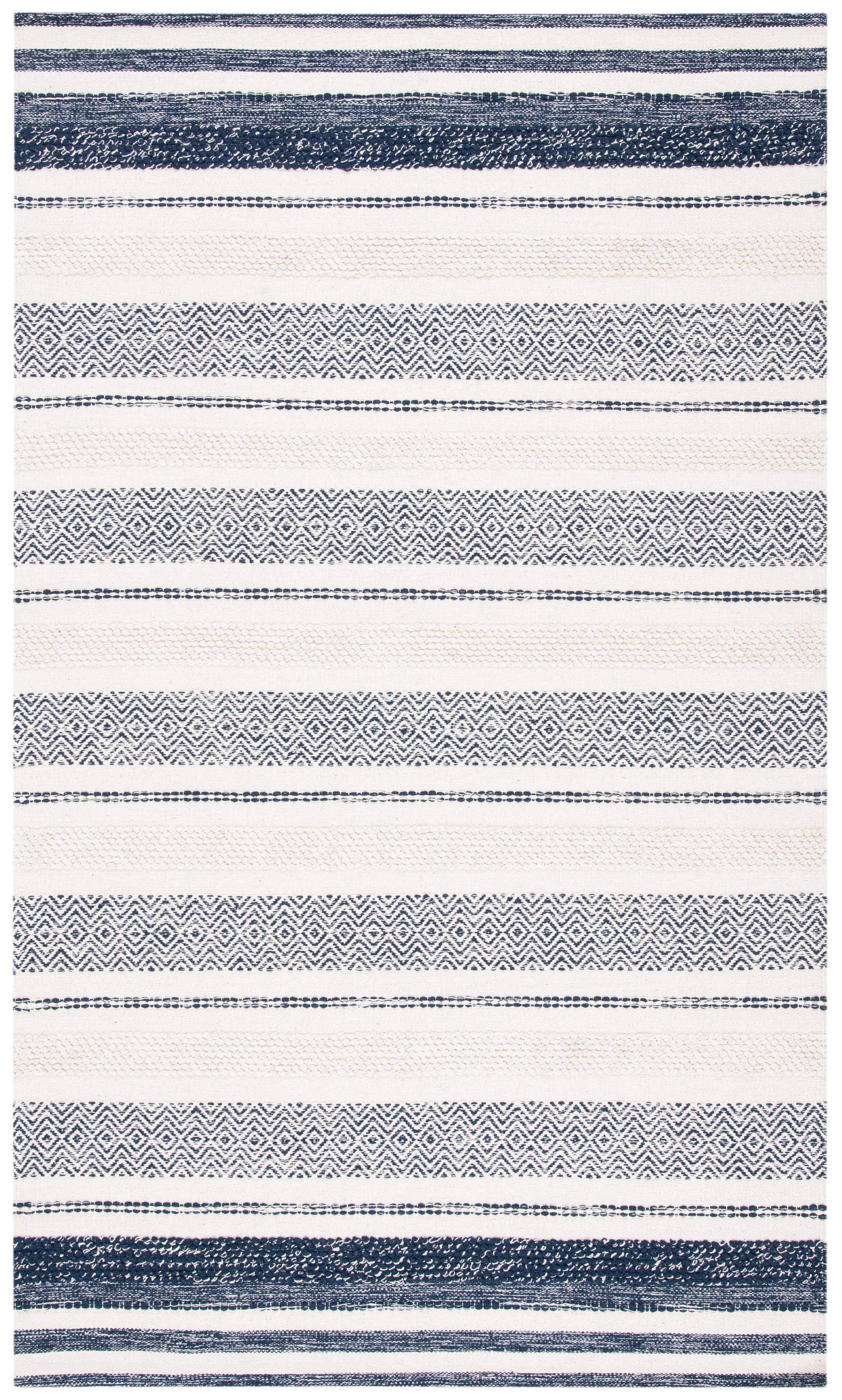 Striped Kilim STK502 Hand Woven Area Rug  - Safavieh