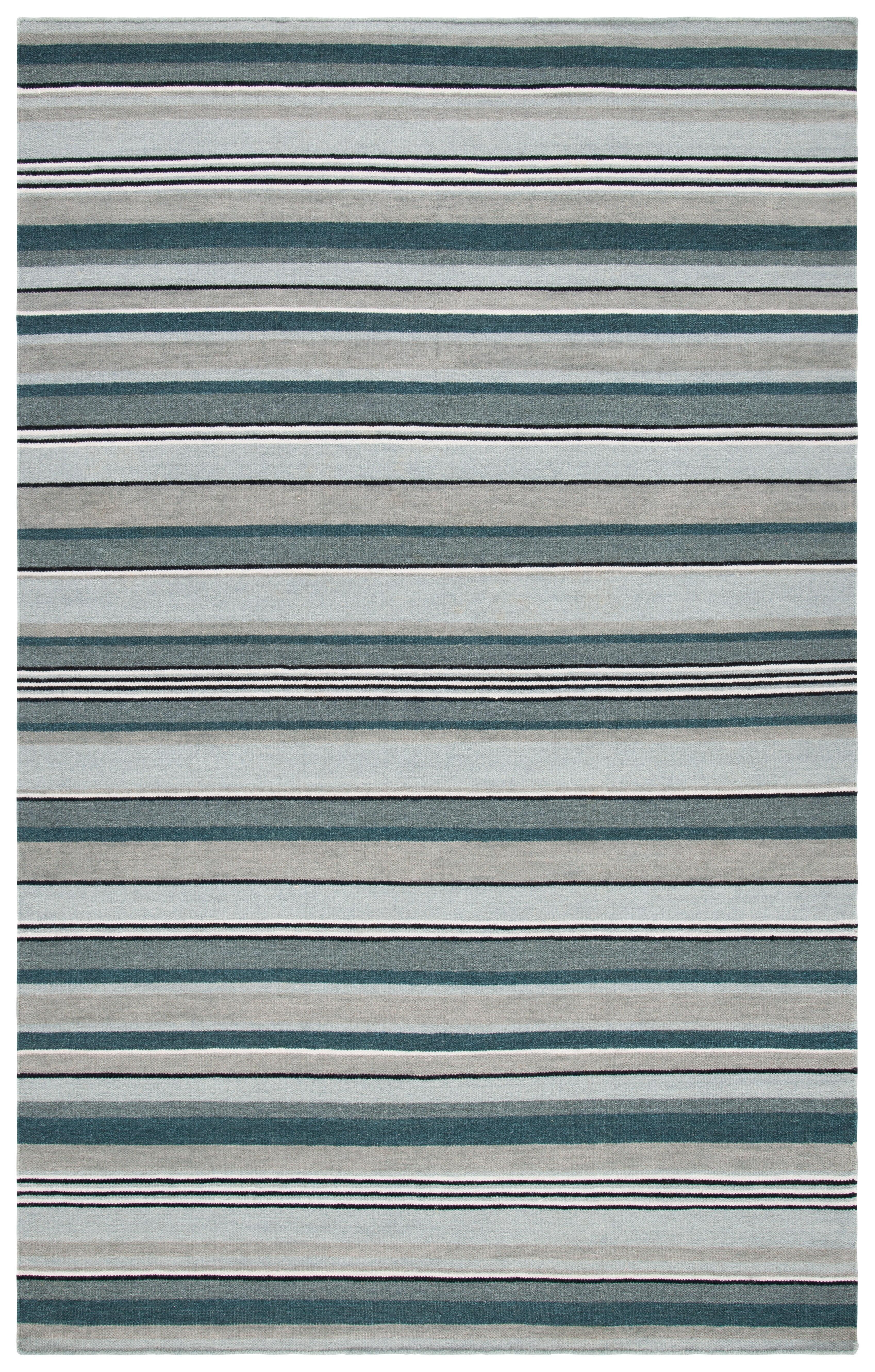 Striped Kilim STK601 Hand Loomed Area Rug  - Safavieh