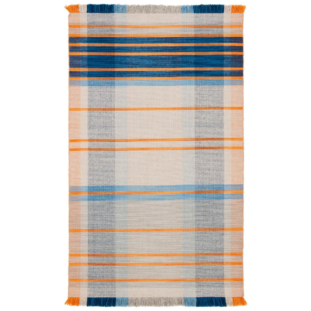 Striped Kilim STK701 Hand Woven Area Rug  - Safavieh