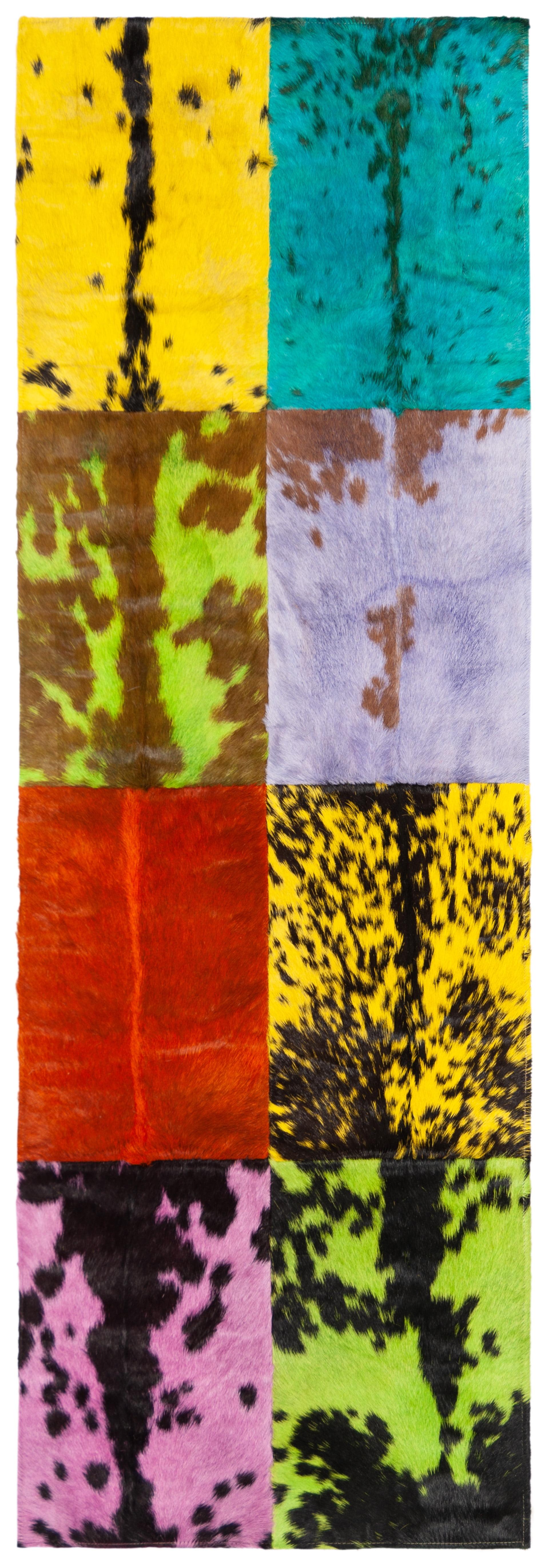 Studio Leather STL165 Hand Woven Runner Rug - Black/Multi - 2'3"x7' - Safavieh.