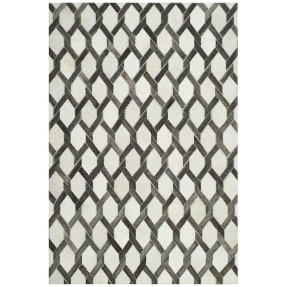 Studio Leather STL666 Hand Woven Indoor Accent Rug - Ivory/Grey - 3'x5' - Safavieh