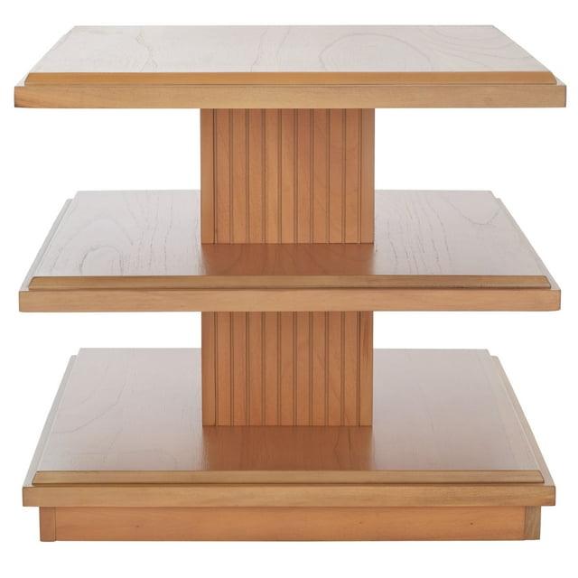 Suette 2 Shelf Accent Table - Natural - Safavieh