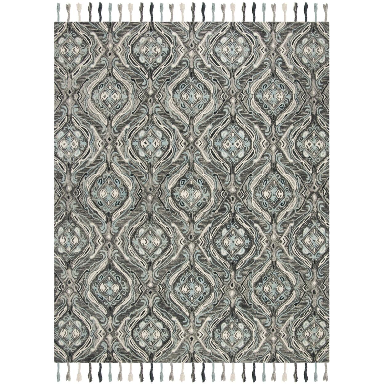 Suzani SZN206 Hand Hooked Area Rug  - Safavieh