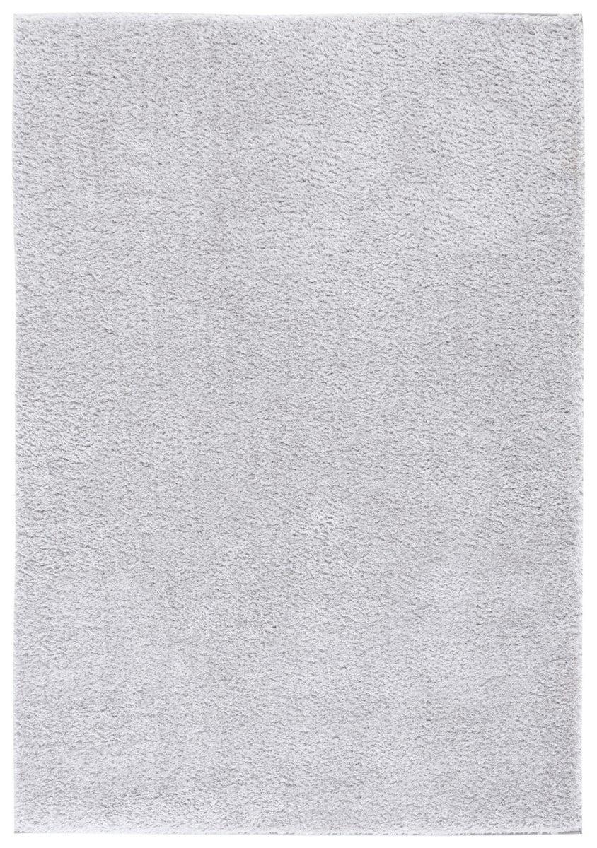 Light Gray 8' x 10' Synthetic Shag Area Rug