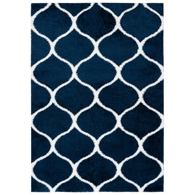 Tahoe Shag Performance Geometric Rug