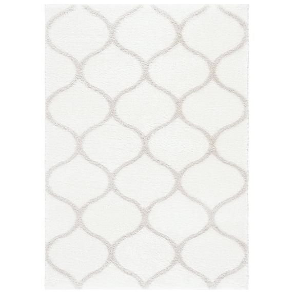 Red Barrel Studio® Tahoe Shag Performance Geometric Rug