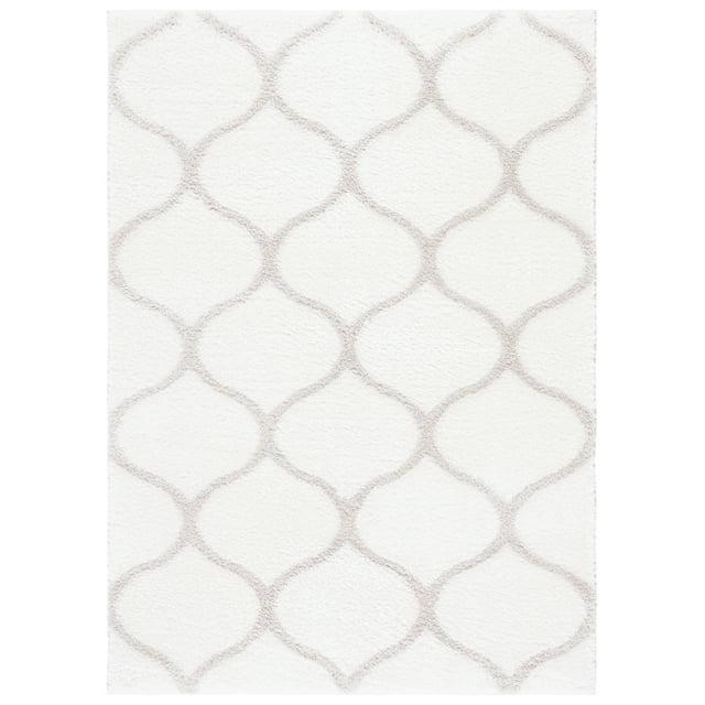 Red Barrel Studio® Tahoe Shag Performance Geometric Rug