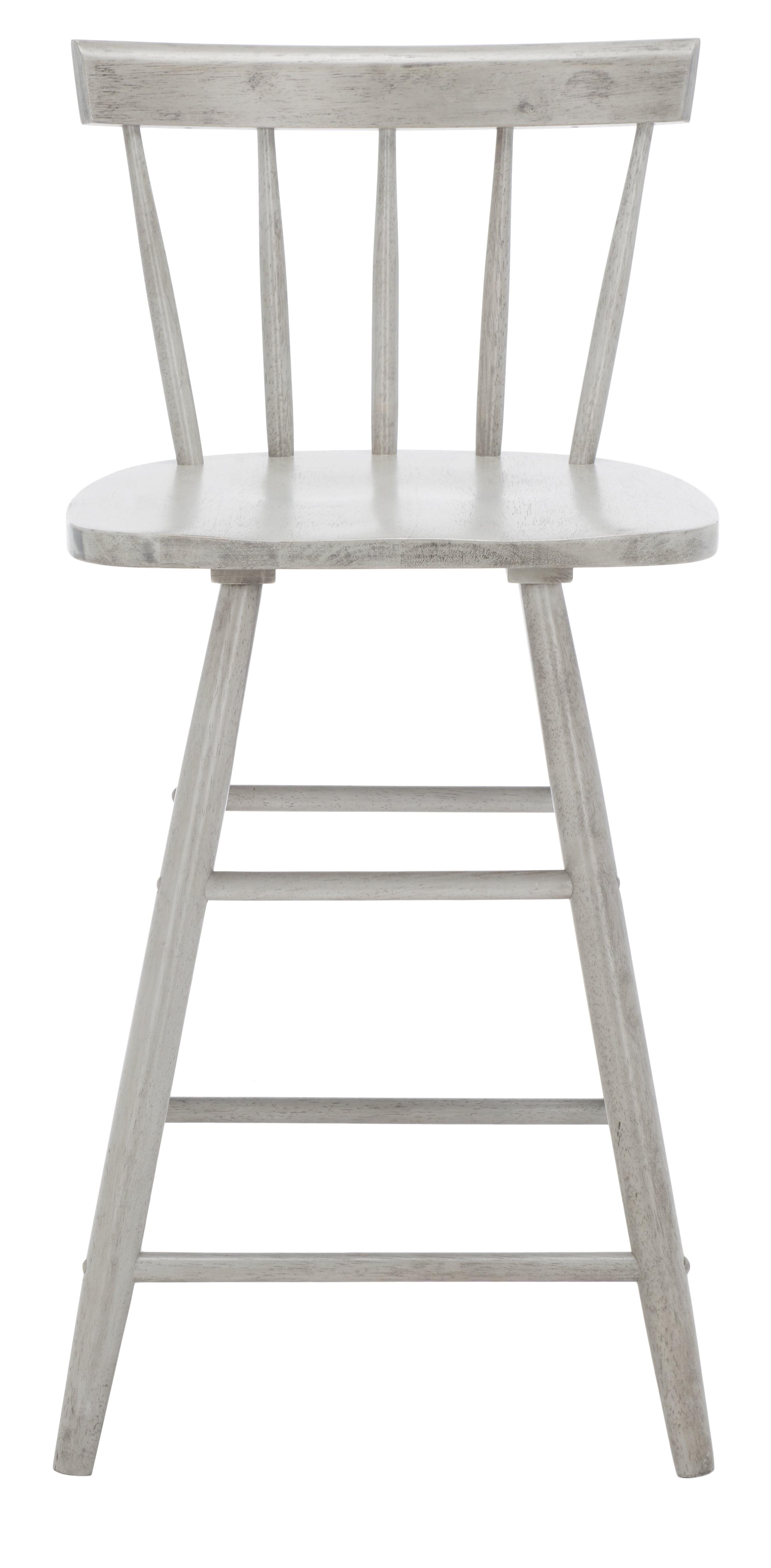 Tally Gray Wood Windsor Counter Stool